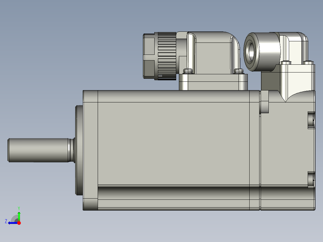 MS1H1-10B30CB-U330Z外形图右视图