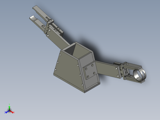 机器人夹爪三向体机器人2