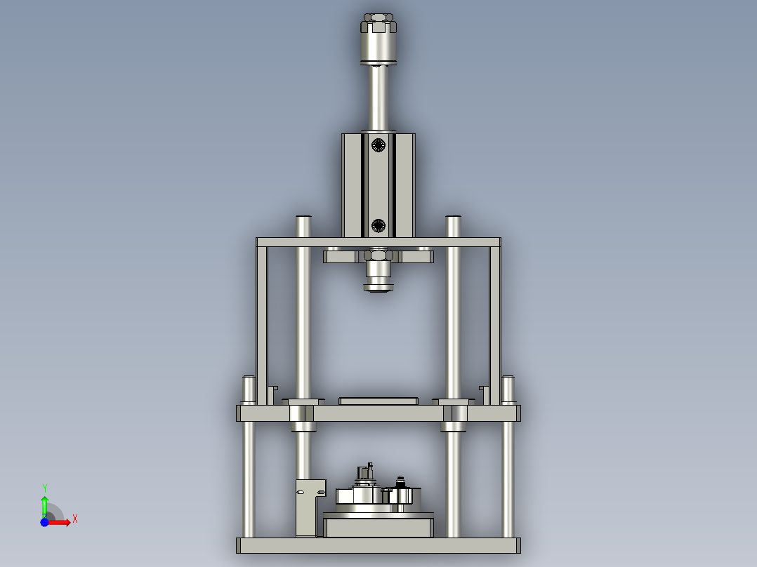 129压模组装前视图