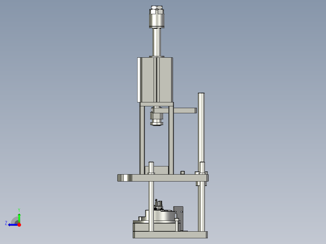 129压模组装右视图