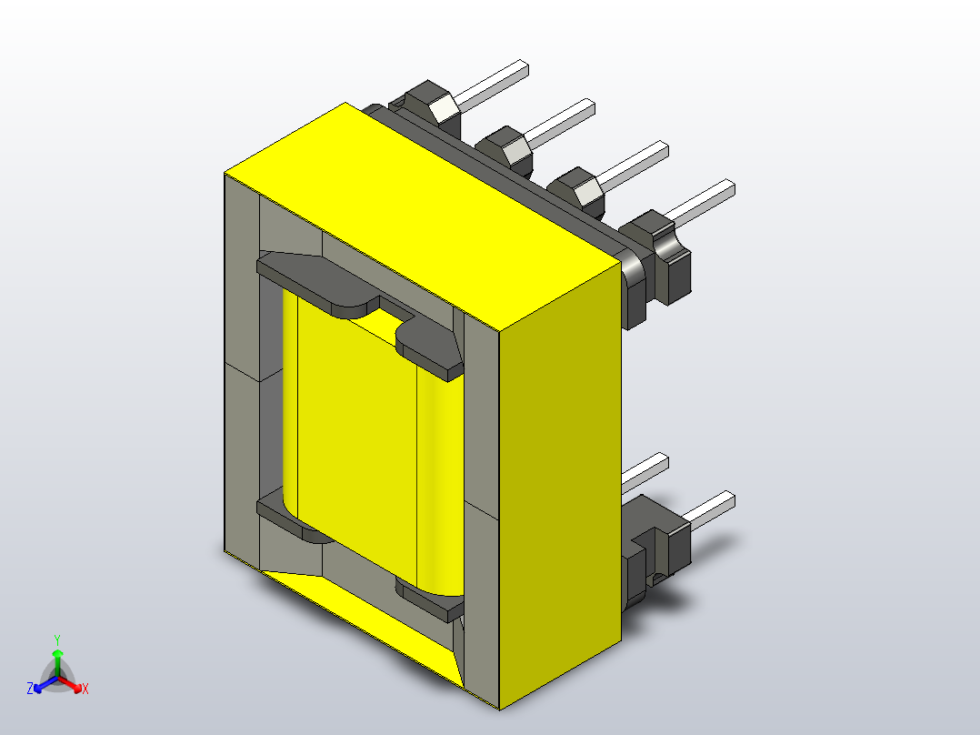 EVD15 4+4水平变压器主视图