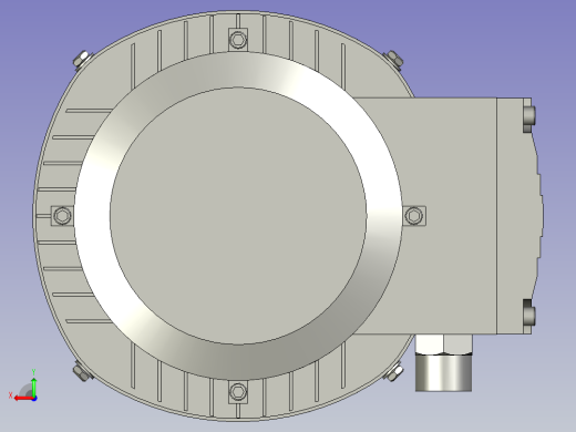 RY斜齿轮减速电机429装配图后视缩略图
