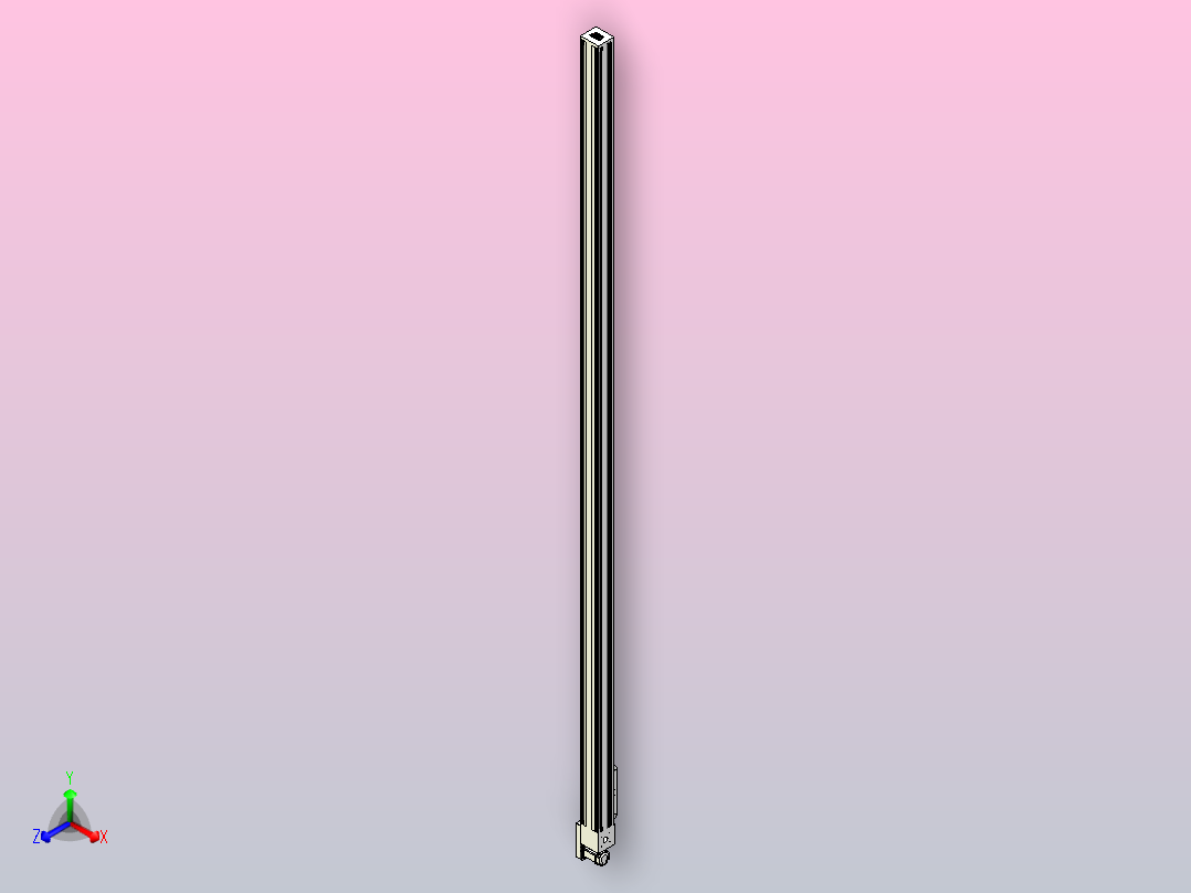 伺服电机集成皮带传动直线执行器TPA-OCB-140-256-L4750-MR-P75-N3主视图