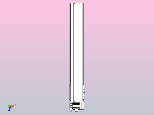 皮带直线轴半封闭可选导轨TPA-HNB-220D-176-L1150-RU-Y-P1K-N3俯视缩略图