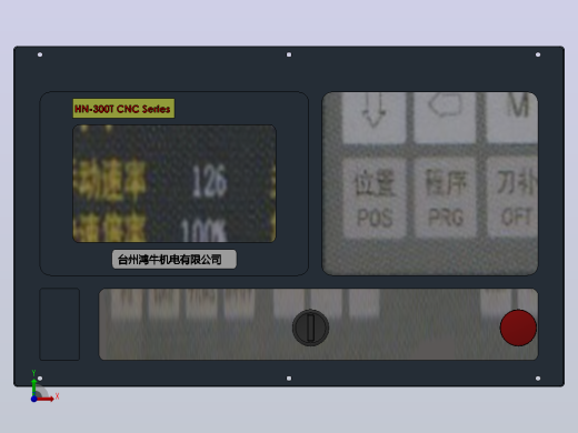 HN-300T三轴车床数控系统[HN-300T]前视缩略图