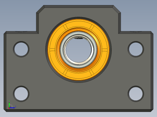 线性主轴支撑 BK12左视缩略图