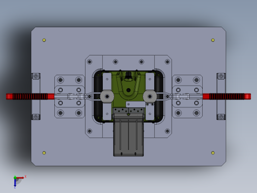 小夹手治具俯视缩略图