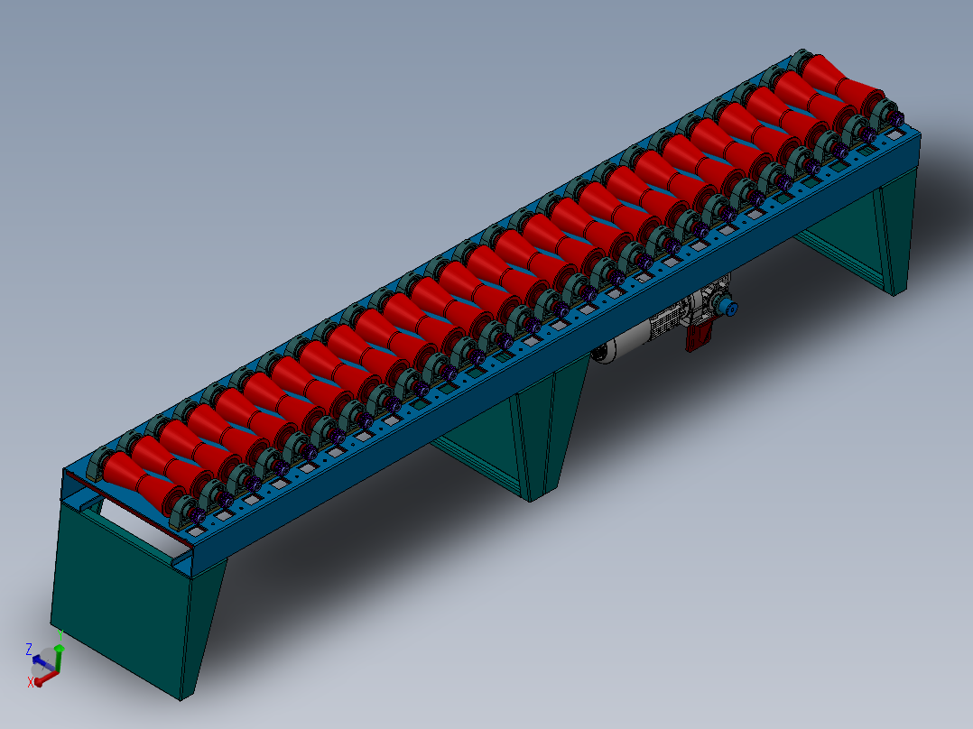 棒料滚筒输送机