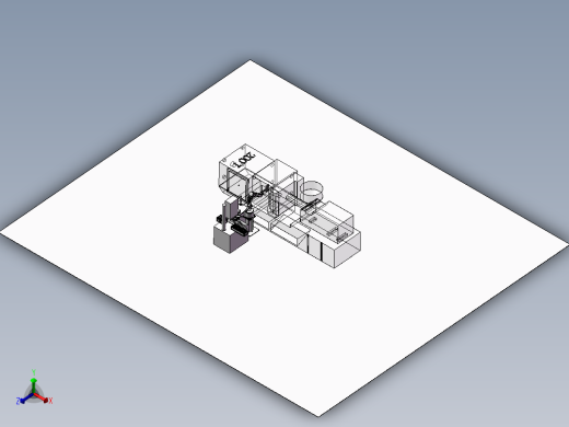 注塑机器人取水口3d图纸注塑机产品切除取浇口下料机械三维模型