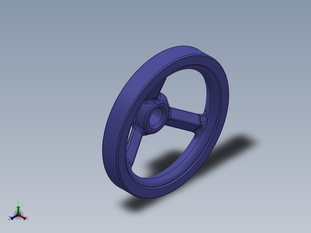 JB手轮A型619925主视图