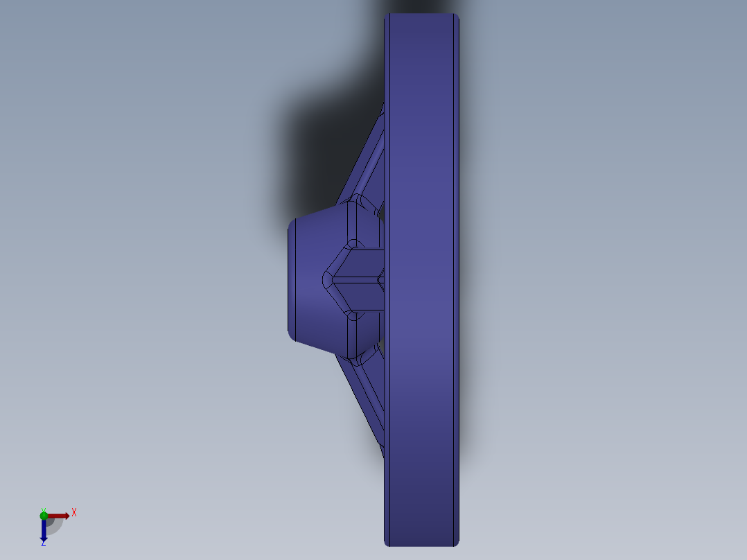 JB手轮A型619925俯视图