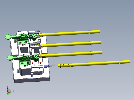 焊接第一道治具（一出四）