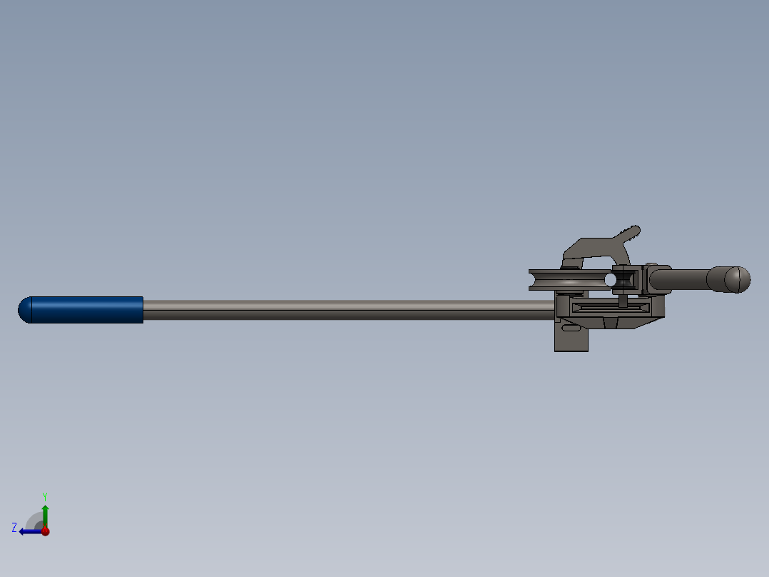 手动弯管机右视图