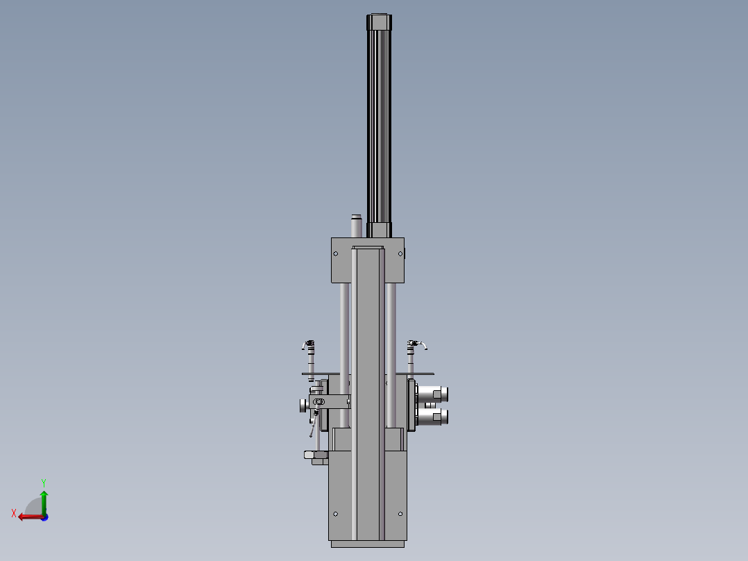 自动化电机定子翻转机后视图