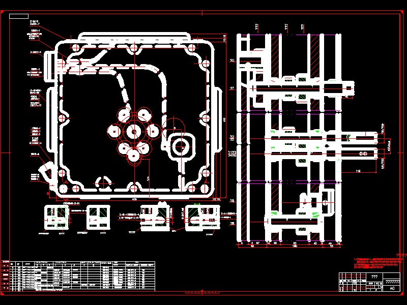 Q329-汽车变速箱镗孔组合机床设计
