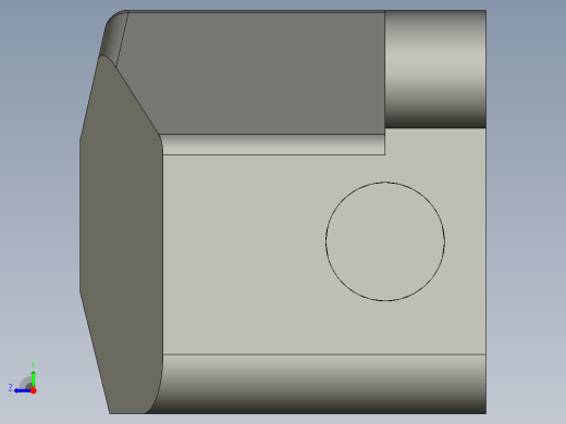 基恩士SJ-M030_drive_kc图纸模型右视缩略图