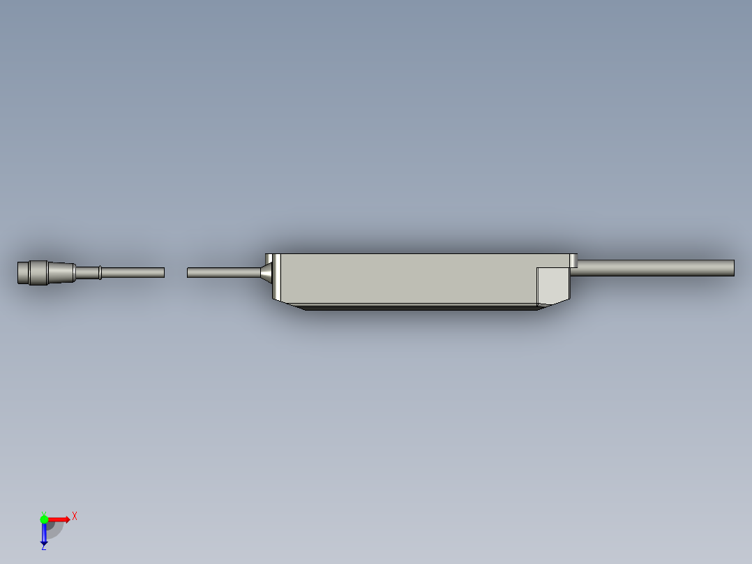 基恩士SJ-M030_drive_kc图纸模型俯视图
