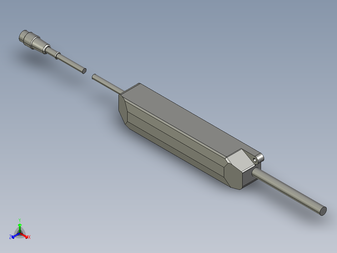 基恩士SJ-M030_drive_kc图纸模型正等轴测图