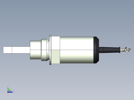 超声波设备TH-69mm-2.72in-SS-OUTPUT-2-wire-DC-CABLE-BSP-THREAD-ATEX左视缩略图