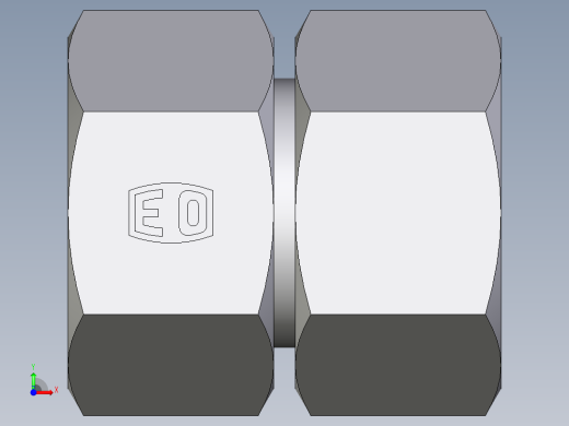卡套式工业通用硬管接头EO_Swivel_union_GZ28LCF前视缩略图