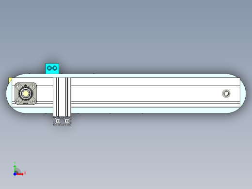 裙边皮带线装配体前视缩略图