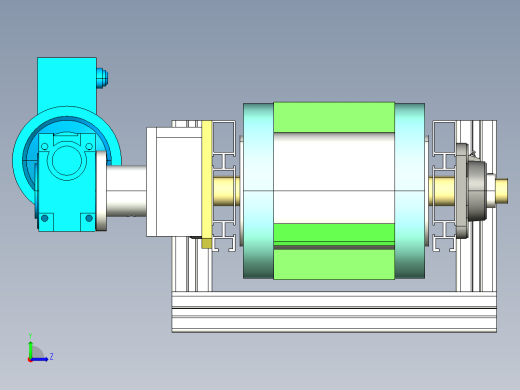 裙边皮带线装配体左视缩略图