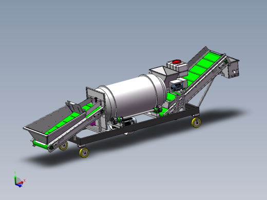 马铃薯拌种机组装