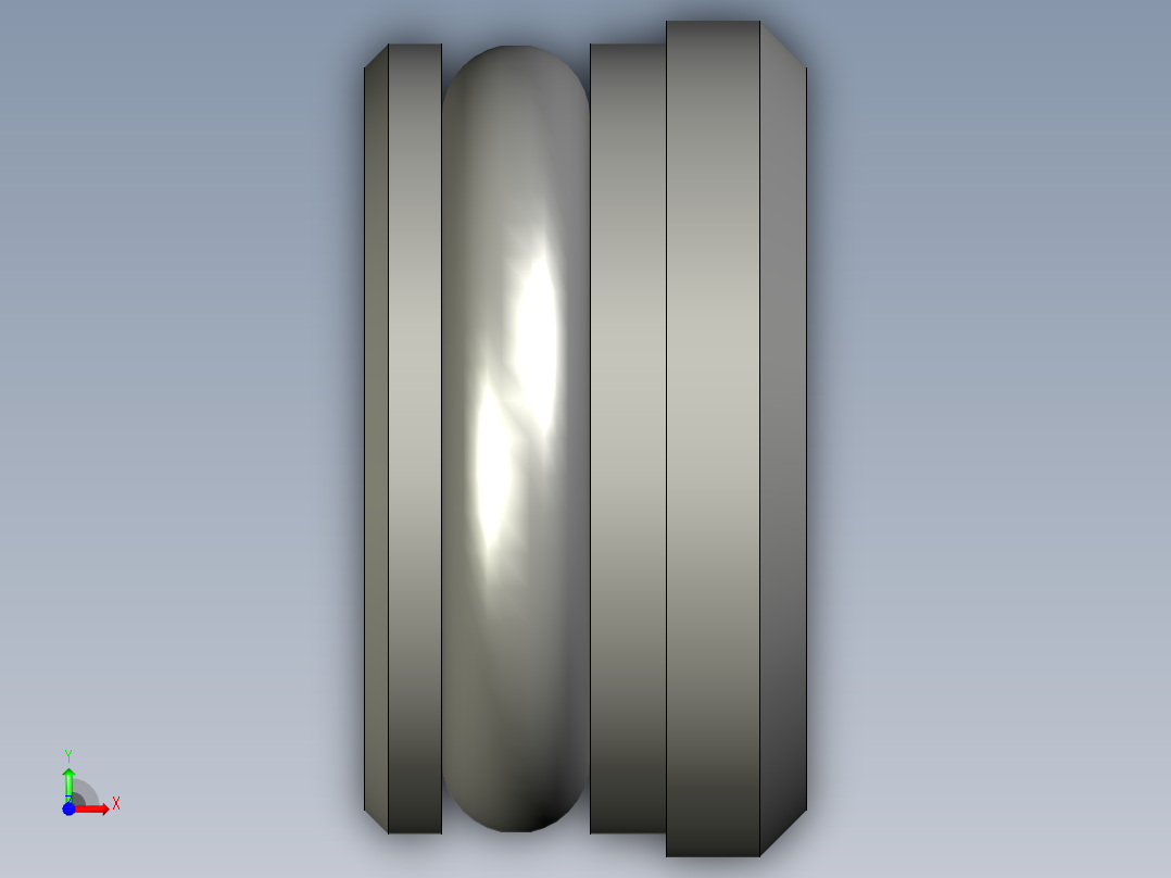 油鏡HE-3D多系列多零件图纸模型前视图