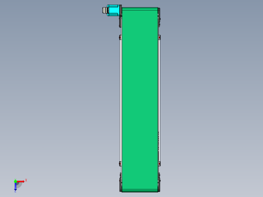LE-XC4040-左直连驱动轻载皮带线-负载40kg俯视缩略图