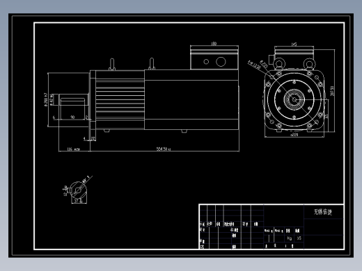 电机MS-220ST-M70015BZ-411P0