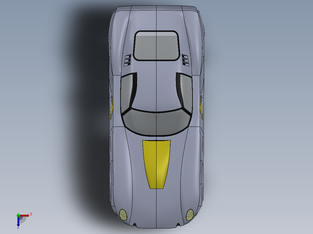 法拉利 275 GTB俯视图