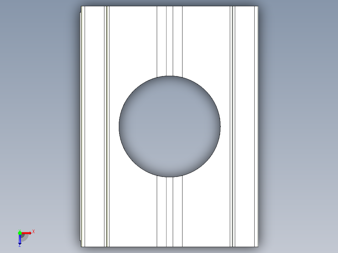 型材-BR 10 SLOT M8 SPRING BLOCK KJN529300俯视图