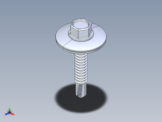 紧固件-IGES Drill-Tip Screw-01