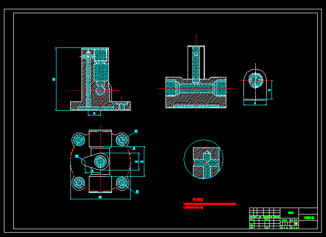 泵体阀体加工工艺及钻4-15孔台阶孔夹具设计5张CAD图纸文档