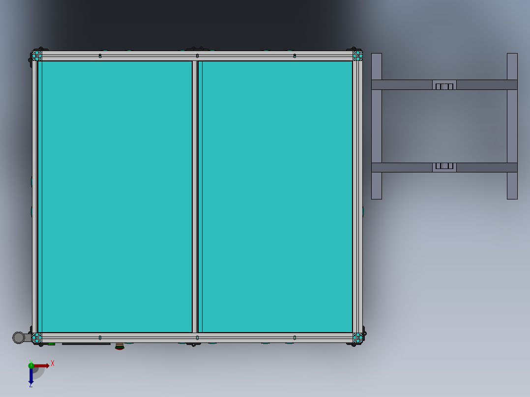 火花塞填充机俯视图