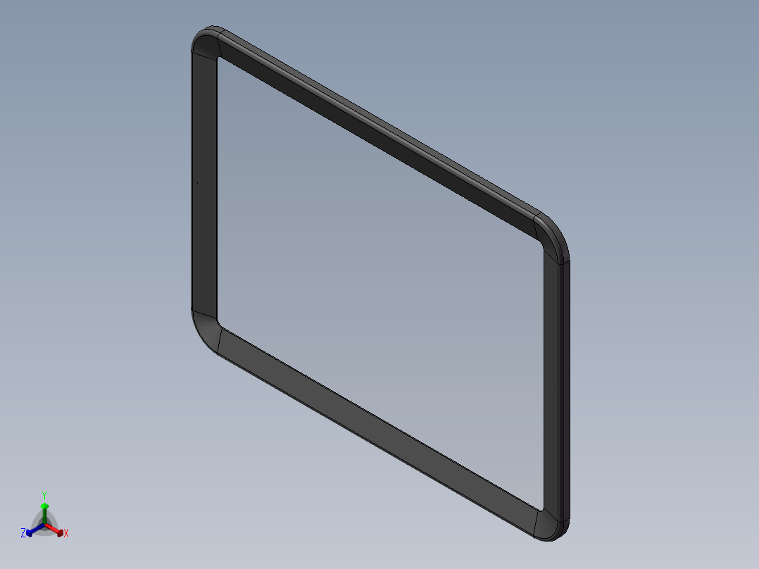 400X300塑料视窗正等轴测图