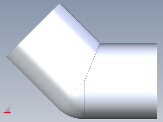 聚氯乙烯配件08-Sch80_45Elbow_SxS_817-007 _0.75in后视缩略图