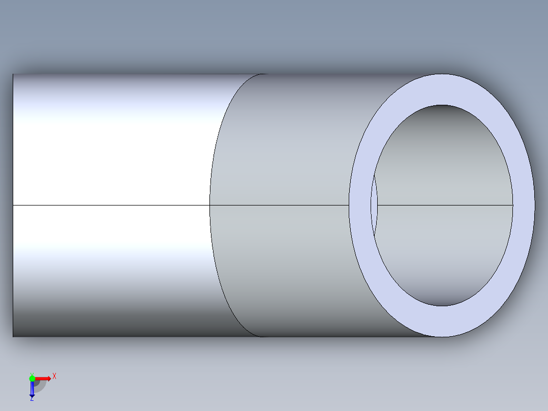 聚氯乙烯配件08-Sch80_45Elbow_SxS_817-007 _0.75in俯视图