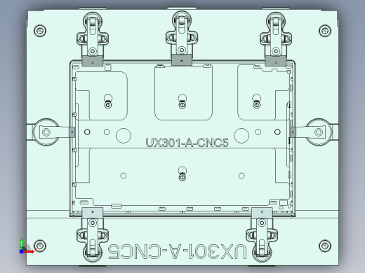 UX301-A-笔记本CNC工装夹具三维模型CNC5-7-15前视缩略图
