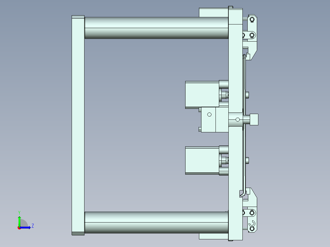 UX301-A-笔记本CNC工装夹具三维模型CNC5-7-15左视图