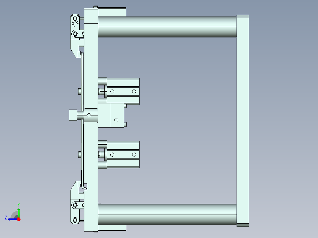 UX301-A-笔记本CNC工装夹具三维模型CNC5-7-15右视图