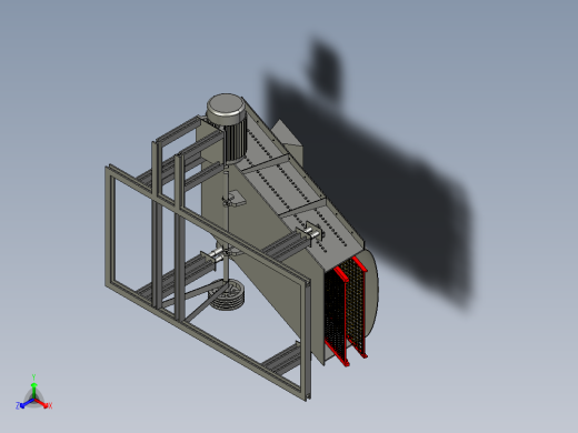 破碎筛分装置的设计与仿真creo5.0.zip