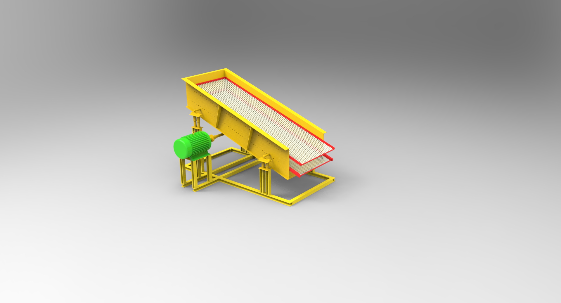 破碎筛分装置的设计与仿真creo5.0.zip