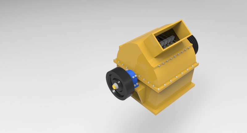 破碎筛分装置的设计与仿真creo5.0.zip