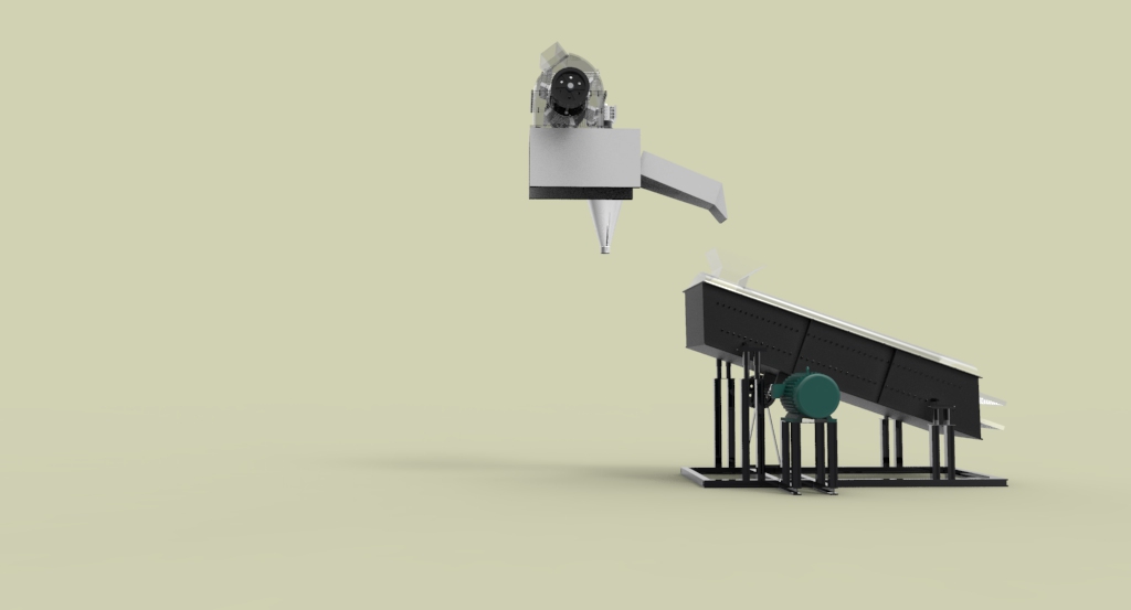 破碎筛分装置的设计与仿真creo5.0.zip