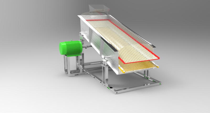 破碎筛分装置的设计与仿真creo5.0.zip