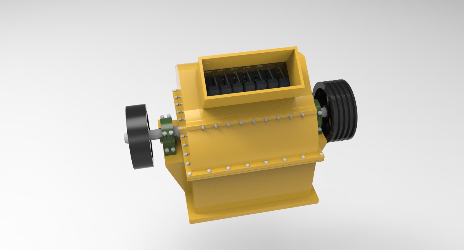 破碎筛分装置的设计与仿真creo5.0.zip