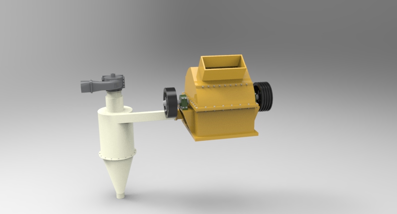 破碎筛分装置的设计与仿真creo5.0.zip