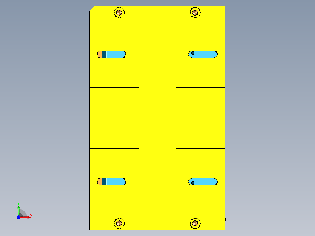 JG1-A-CNC7笔记本CNC工装夹具三维模型发丝-210702前视图