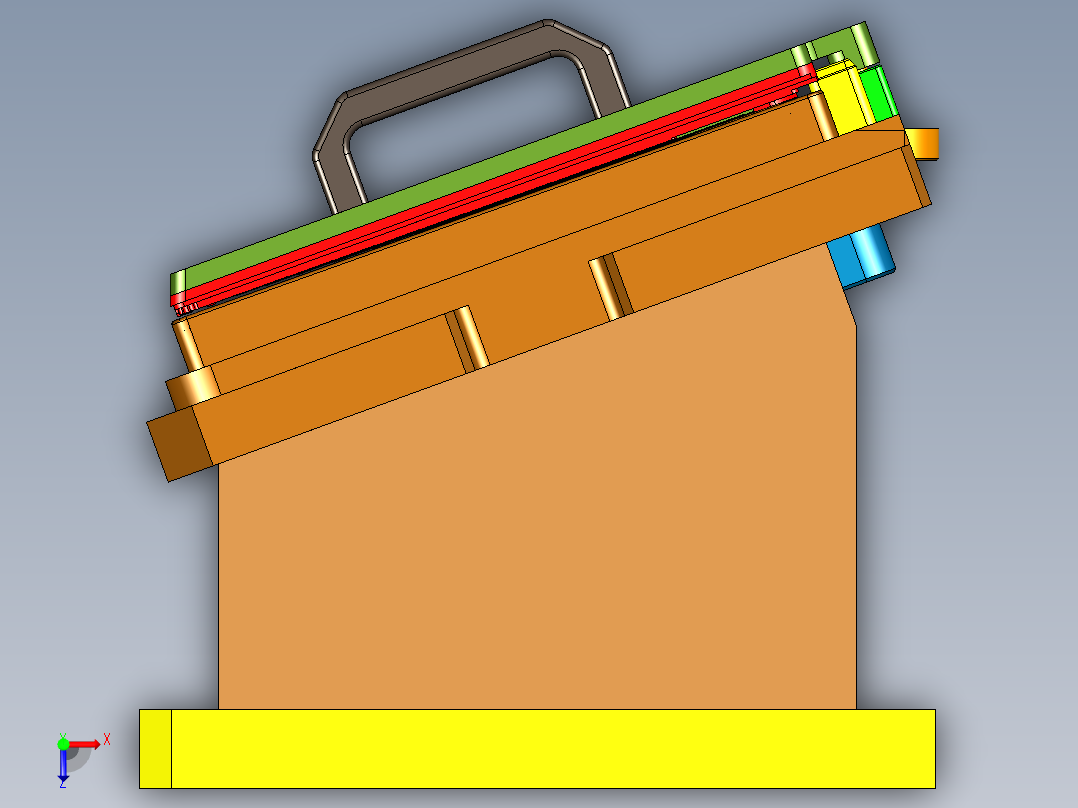 JG1-A-CNC7笔记本CNC工装夹具三维模型发丝-210702俯视图